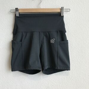 Jed North Activewear Shorts Gray Womens Size Small Stash Pockets Mid Rise